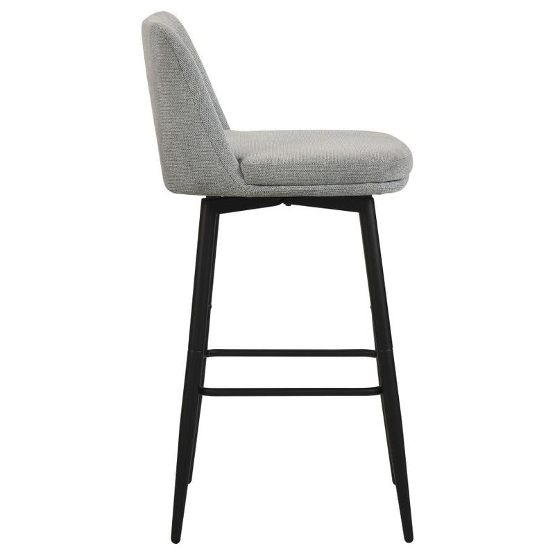 Mellor Fabric Upholstered Swivel Bar Chair