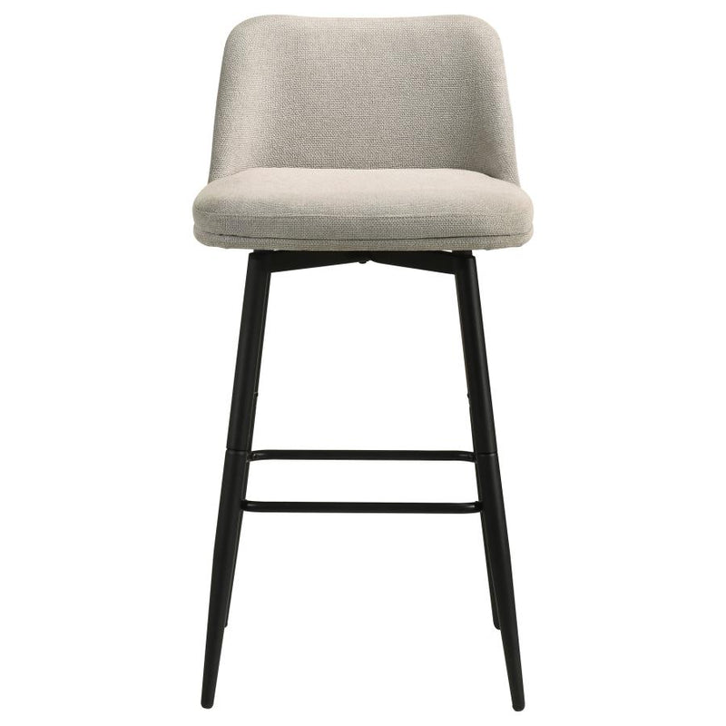 Mellor Fabric Upholstered Swivel Bar Chair