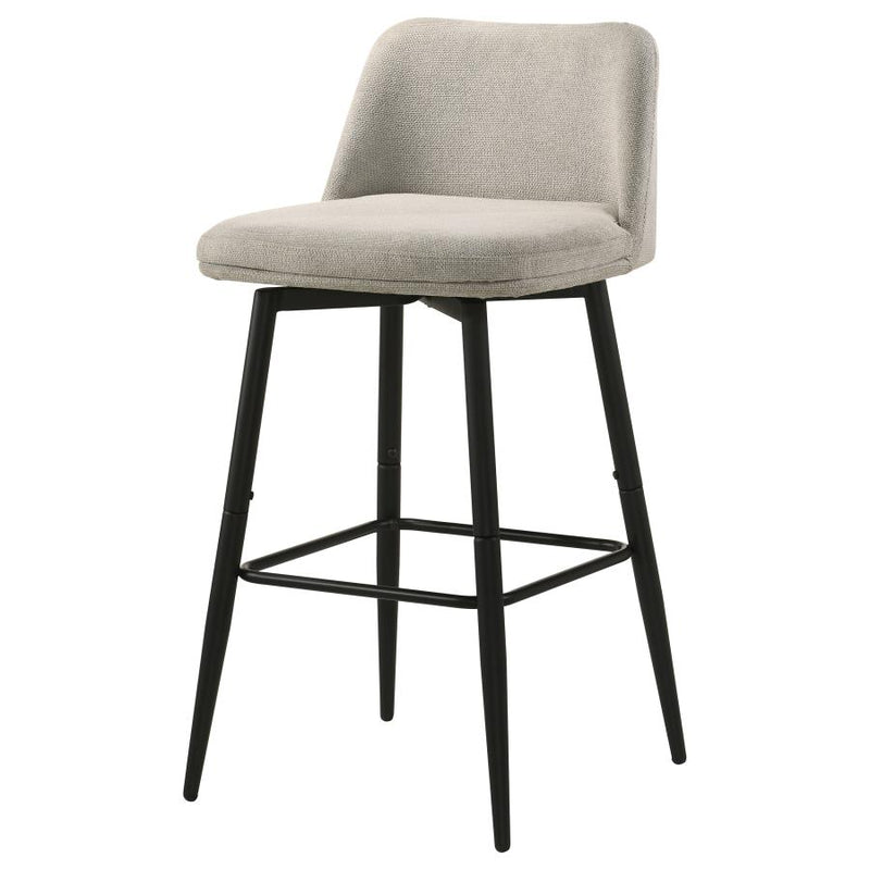 Mellor Fabric Upholstered Swivel Bar Chair