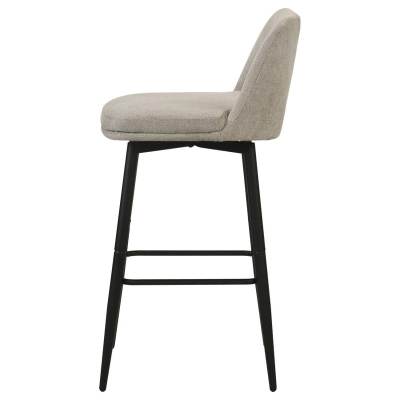 Mellor Fabric Upholstered Swivel Bar Chair