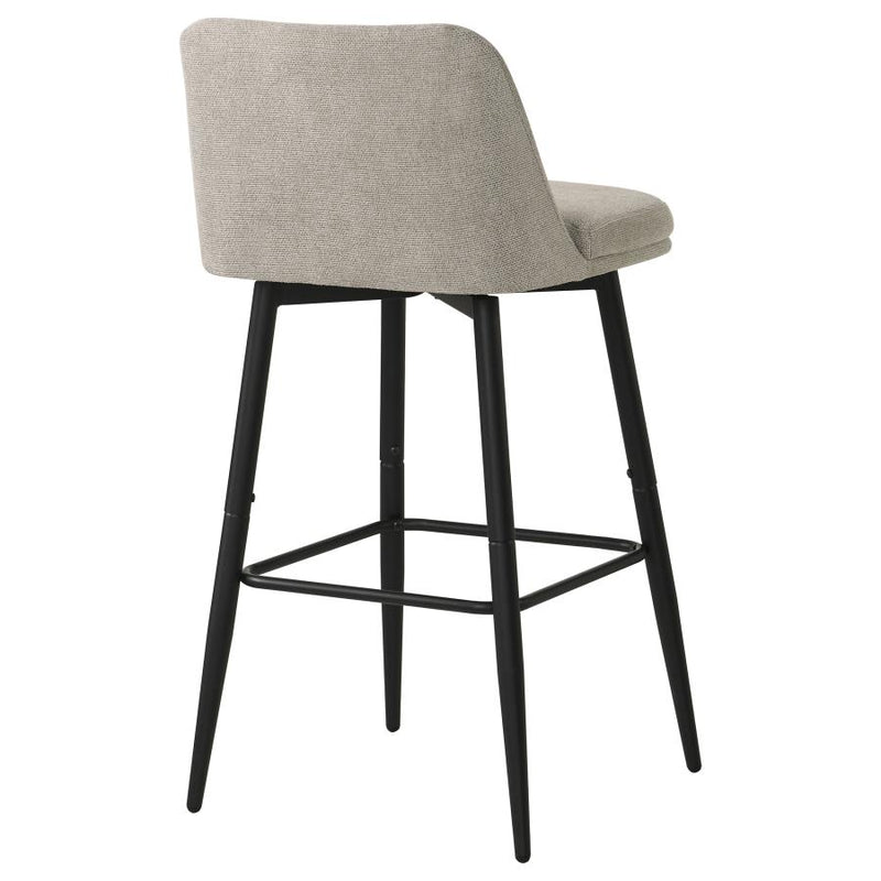 Mellor Fabric Upholstered Swivel Bar Chair
