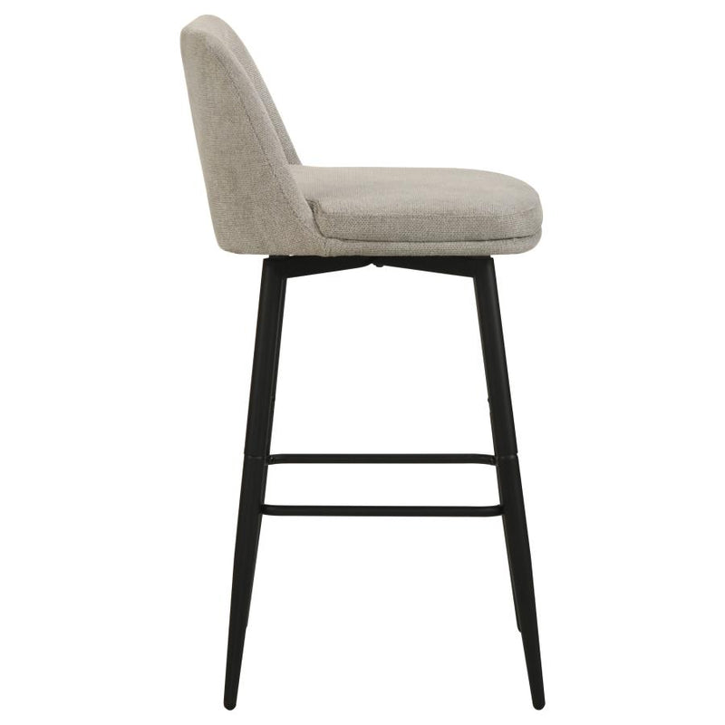 Mellor Fabric Upholstered Swivel Bar Chair