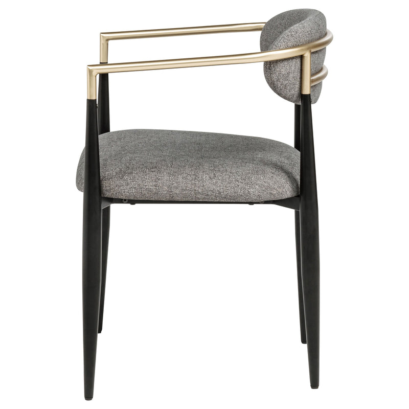 Alexis Fabric Upholstered Dining Arm Chair (Set of 2)