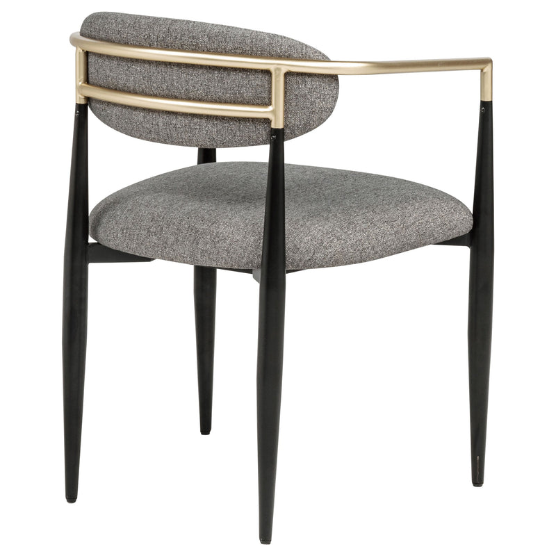 Alexis Fabric Upholstered Dining Arm Chair (Set of 2)