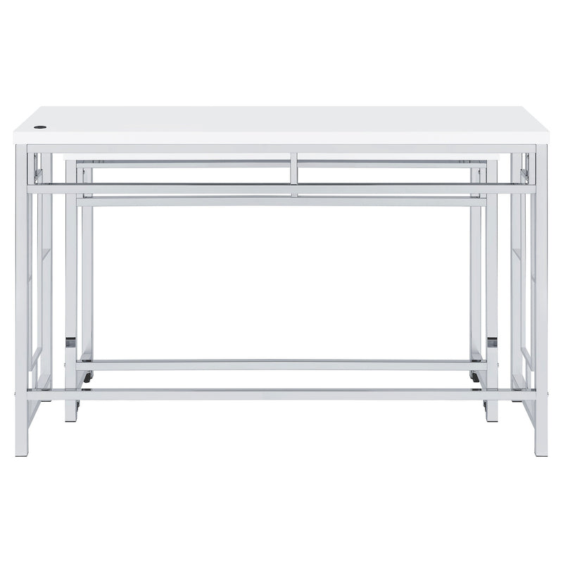 Jackson 4-piece Multipurpose Counter Height Table Set White