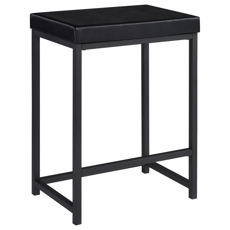Juego de mesa multiusos Hawes de 4 piezas con altura de encimera en color negro