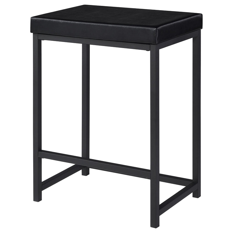 Juego de mesa multiusos Hawes de 4 piezas con altura de encimera en color negro