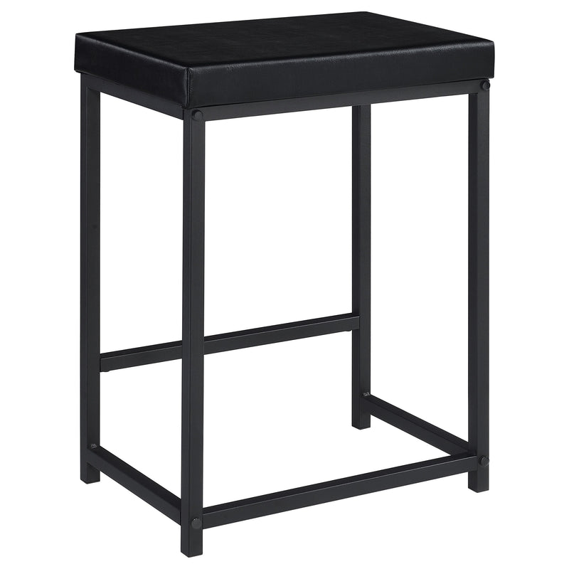 Juego de mesa multiusos Hawes de 4 piezas con altura de encimera en color negro