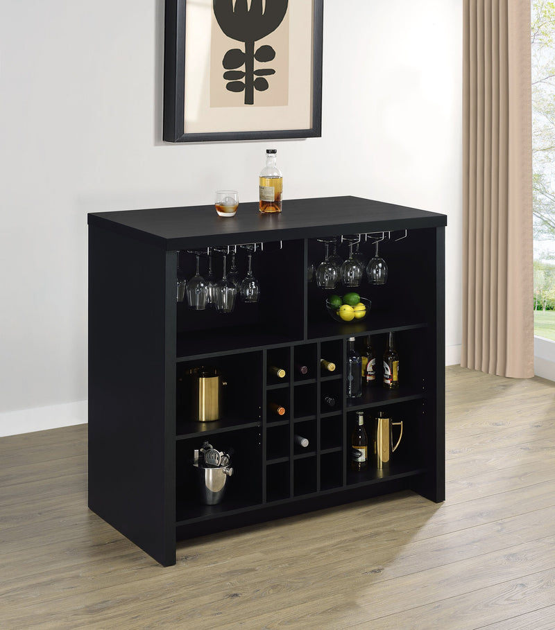 Mueble bar independiente de madera de ingeniería Topanga
