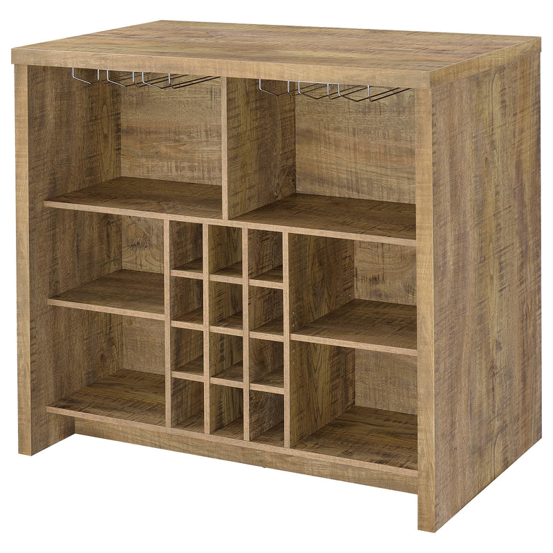 Mueble bar independiente de madera de ingeniería Topanga