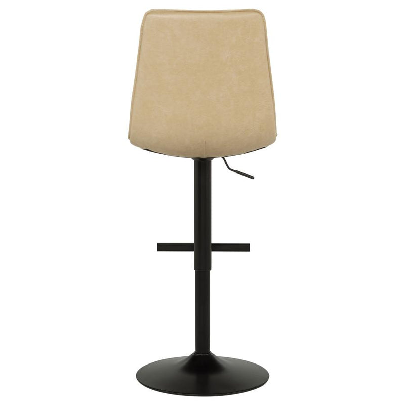 Eldridge Faux Leather Upholstered Adjustable Bar Stool Coffee
