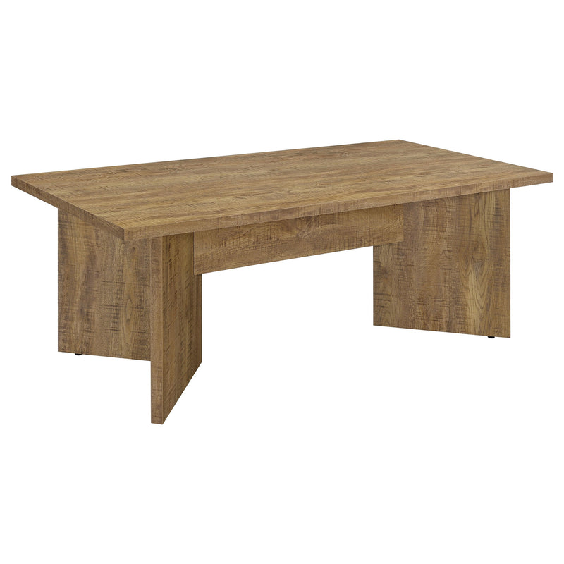 Mesa de comedor Jamestown de 84 pulgadas de madera compuesta color mango