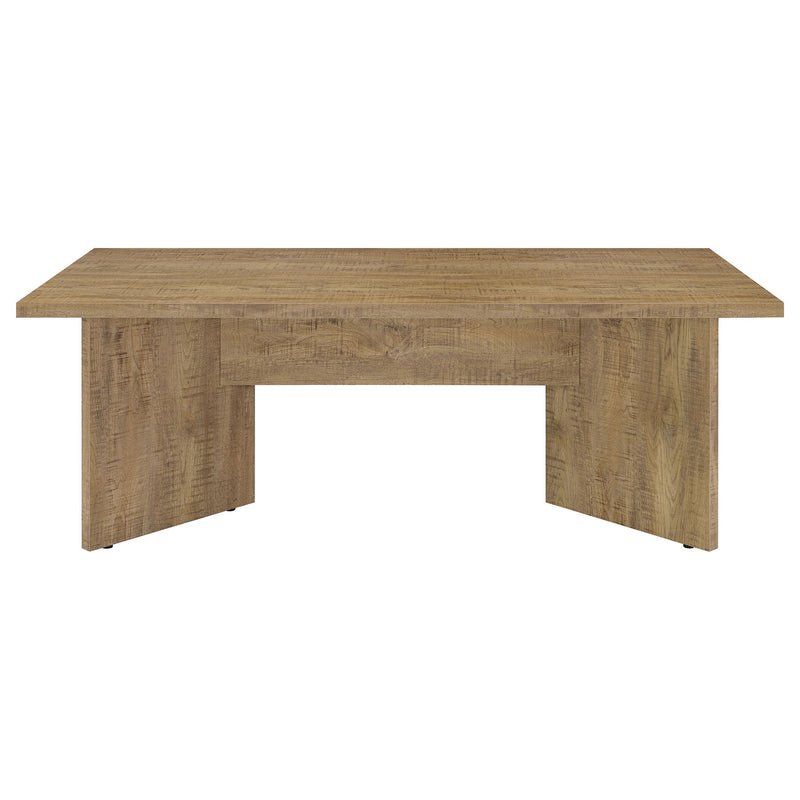 Mesa de comedor Jamestown de 84 pulgadas de madera compuesta color mango