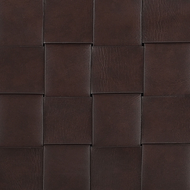 Adelaide Upholstered Pub Height Bar Stool Brown and Chrome