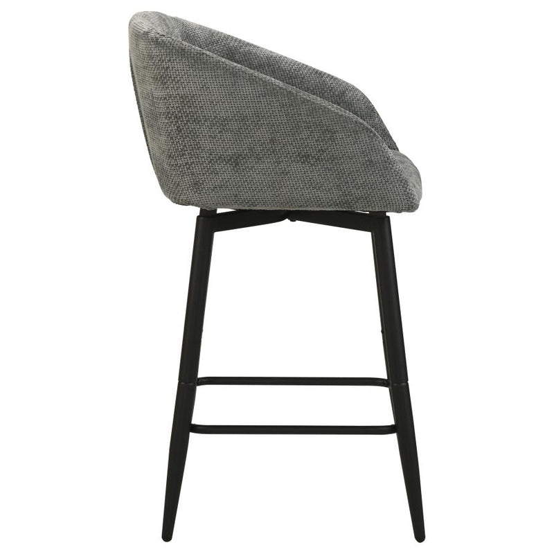 Rainer Fabric Upholstered Swivel