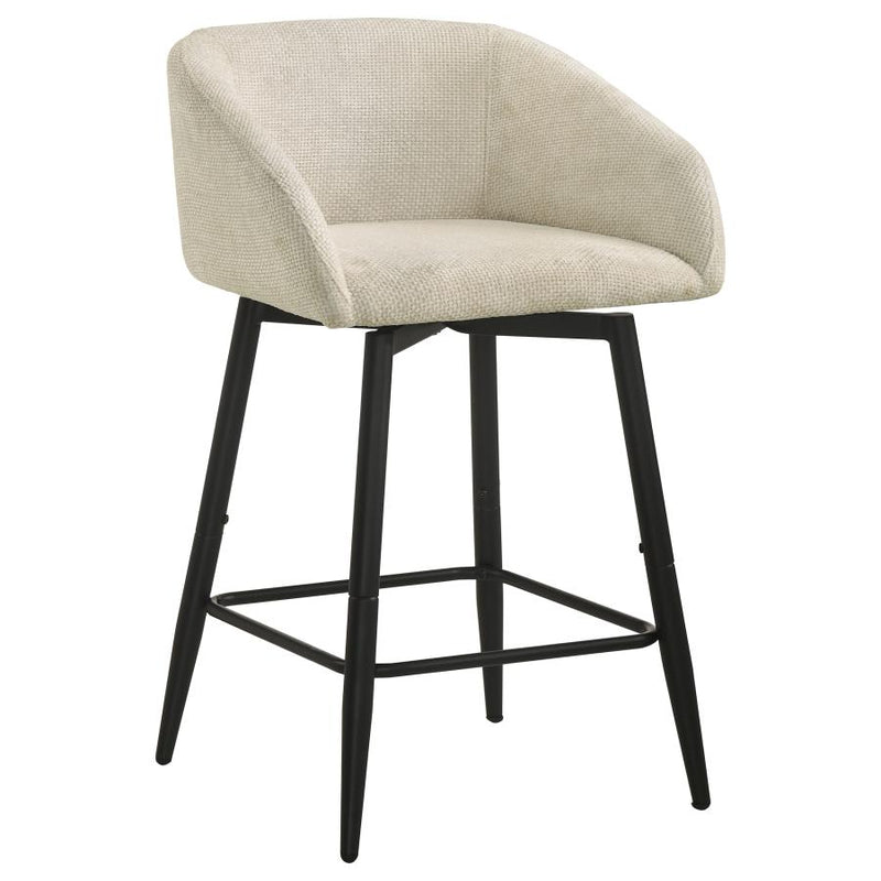 Rainer Fabric Upholstered Swivel