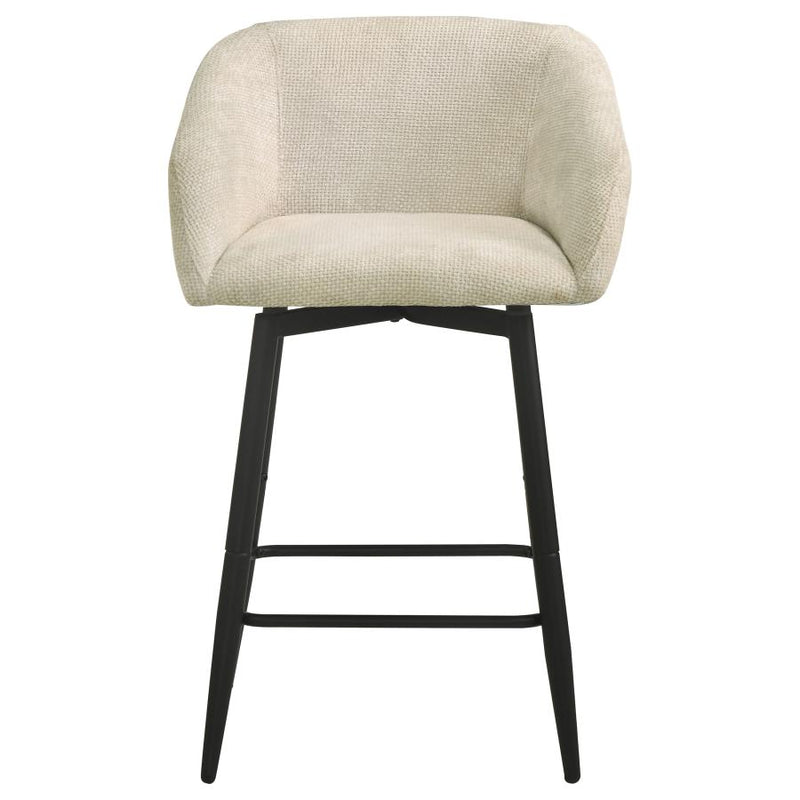 Rainer Fabric Upholstered Swivel
