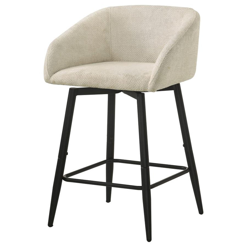 Rainer Fabric Upholstered Swivel
