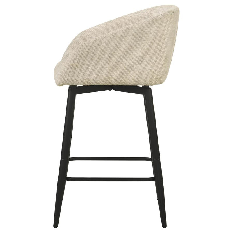 Rainer Fabric Upholstered Swivel