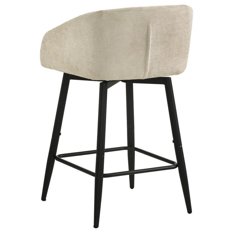 Rainer Fabric Upholstered Swivel
