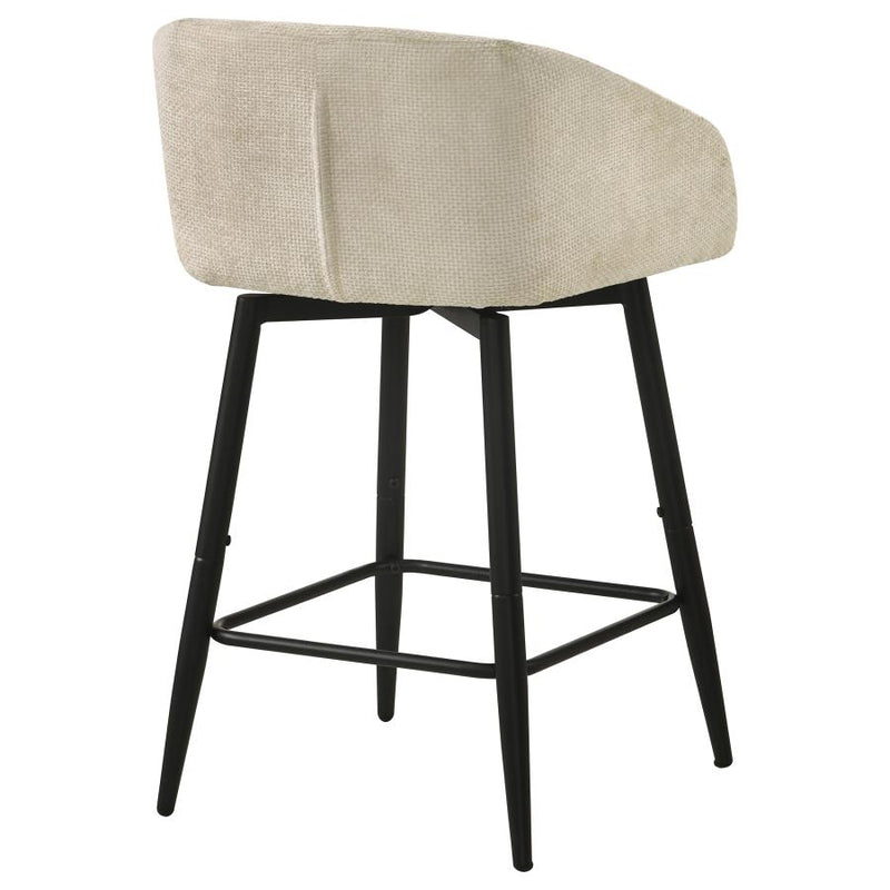 Rainer Fabric Upholstered Swivel