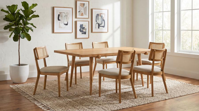 Fabra 79-inch Rectangular Wood Dining Table