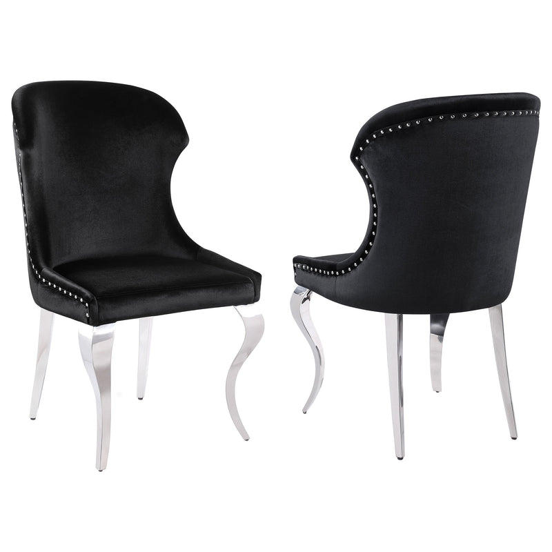 Cheyanne Silla Lateral de Comedor Tapizada (Juego de 2)