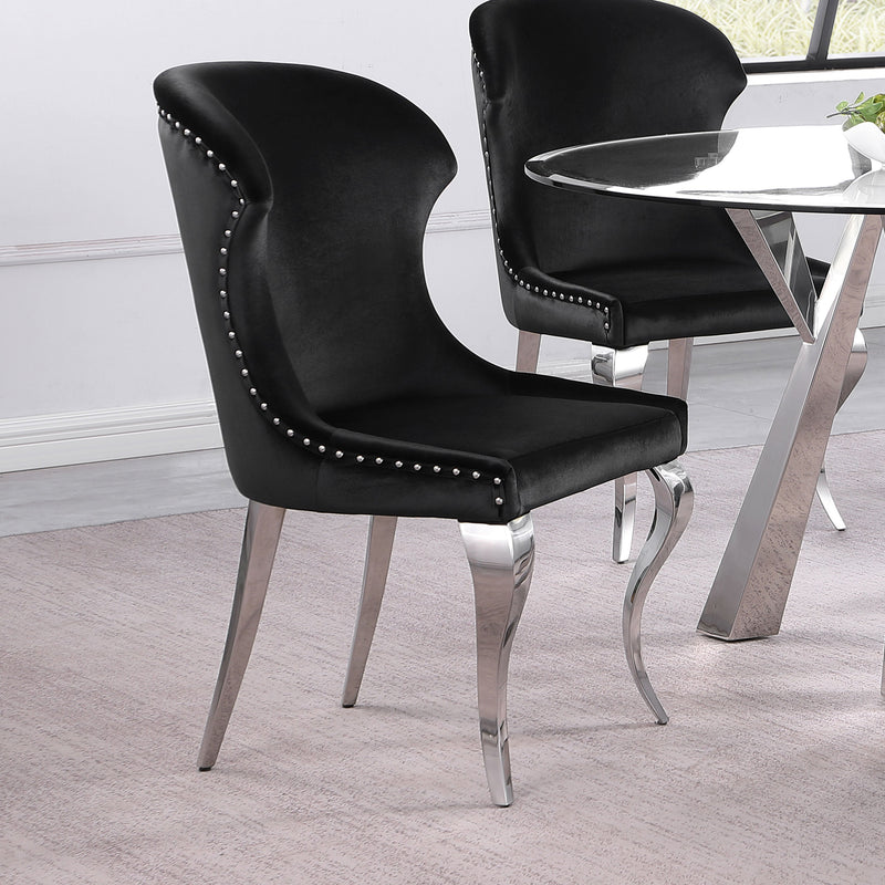 Cheyanne Silla Lateral de Comedor Tapizada (Juego de 2)