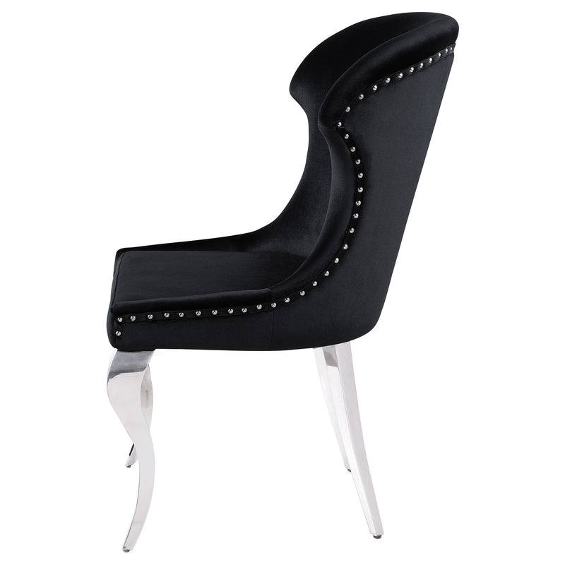Cheyanne Silla Lateral de Comedor Tapizada (Juego de 2)