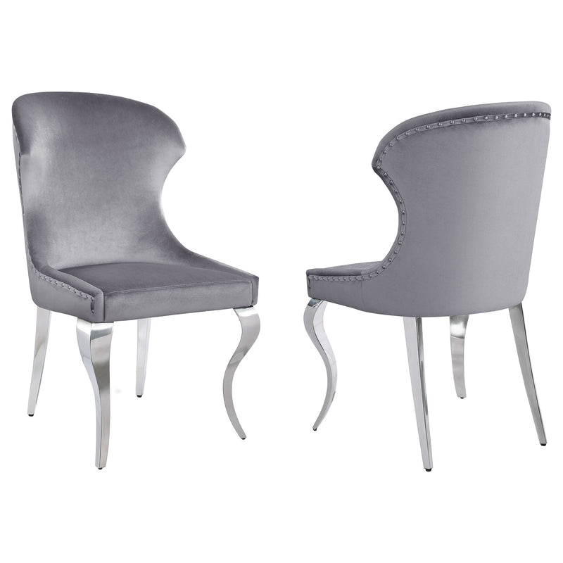 Cheyanne Silla Lateral de Comedor Tapizada (Juego de 2)