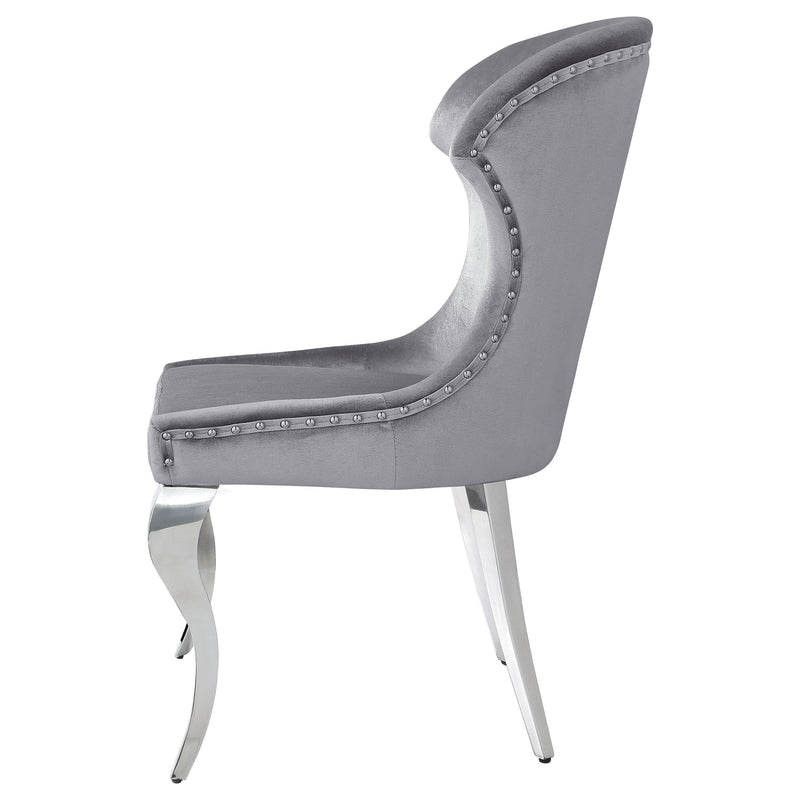 Cheyanne Silla Lateral de Comedor Tapizada (Juego de 2)