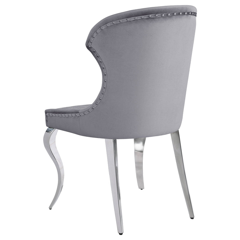Cheyanne Silla Lateral de Comedor Tapizada (Juego de 2)
