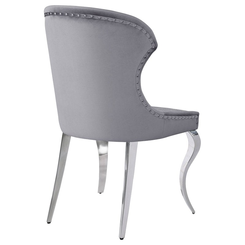 Cheyanne Silla Lateral de Comedor Tapizada (Juego de 2)