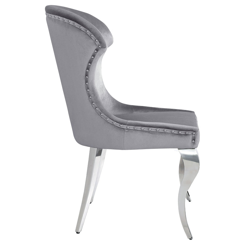 Cheyanne Silla Lateral de Comedor Tapizada (Juego de 2)
