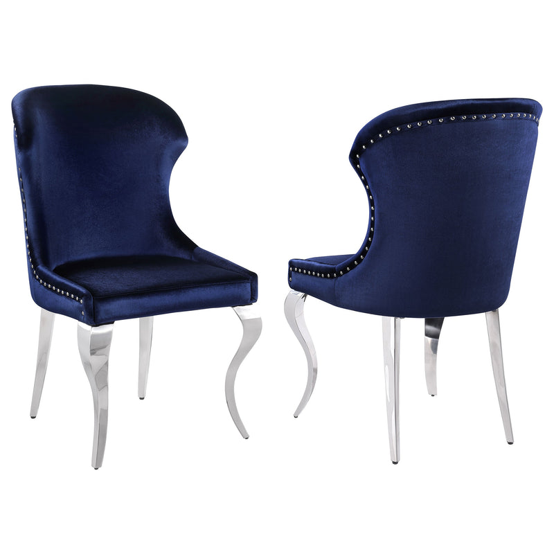 Cheyanne Silla Lateral de Comedor Tapizada (Juego de 2)