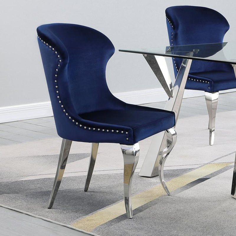 Cheyanne Silla Lateral de Comedor Tapizada (Juego de 2)