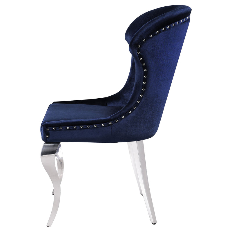 Cheyanne Silla Lateral de Comedor Tapizada (Juego de 2)