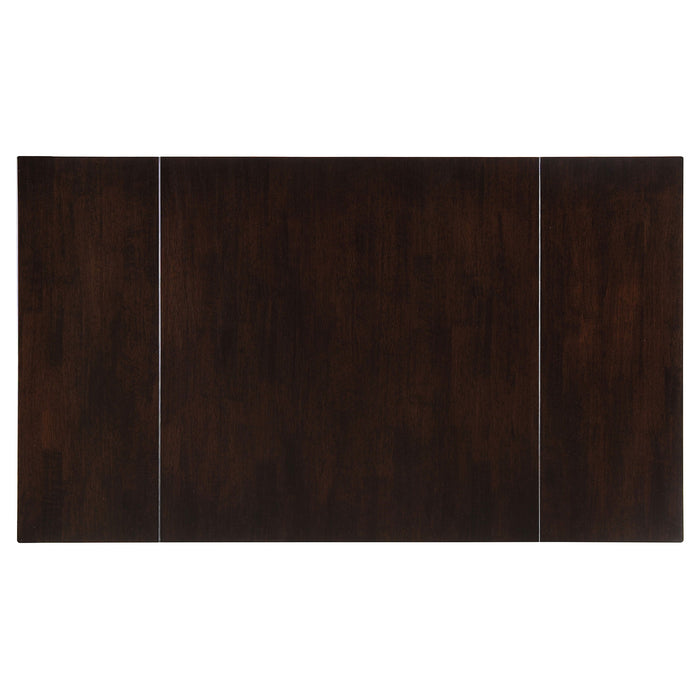 Kelso  Drop Leaf Dining Table Set Cappuccino and Tan
