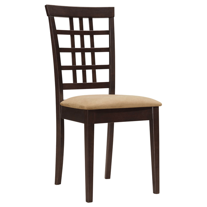 Juego de comedor Kelso de 3 piezas con mesa de ala caída, capuchino y tostado