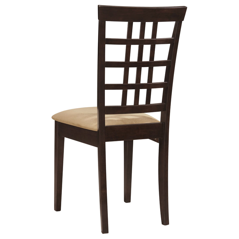 Juego de comedor Kelso de 3 piezas con mesa de ala caída, capuchino y tostado