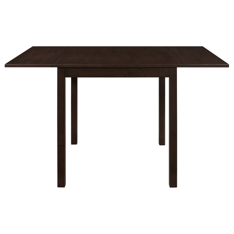 Mesa de comedor extensible rectangular Kelso de 52 pulgadas color capuchino