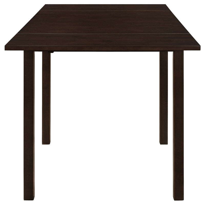 Mesa de comedor extensible rectangular Kelso de 52 pulgadas color capuchino