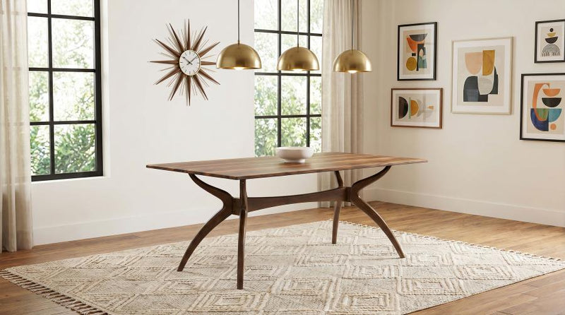 Randolph 79-inch SmartTopª Rectangular Dining Table Sheesham and Brown