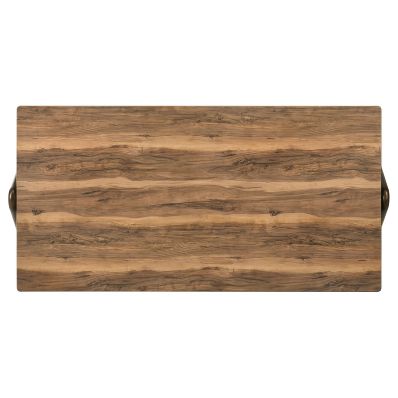 Juego de comedor rectangular Randolph de 79 pulgadas, Palisandro y Marrón