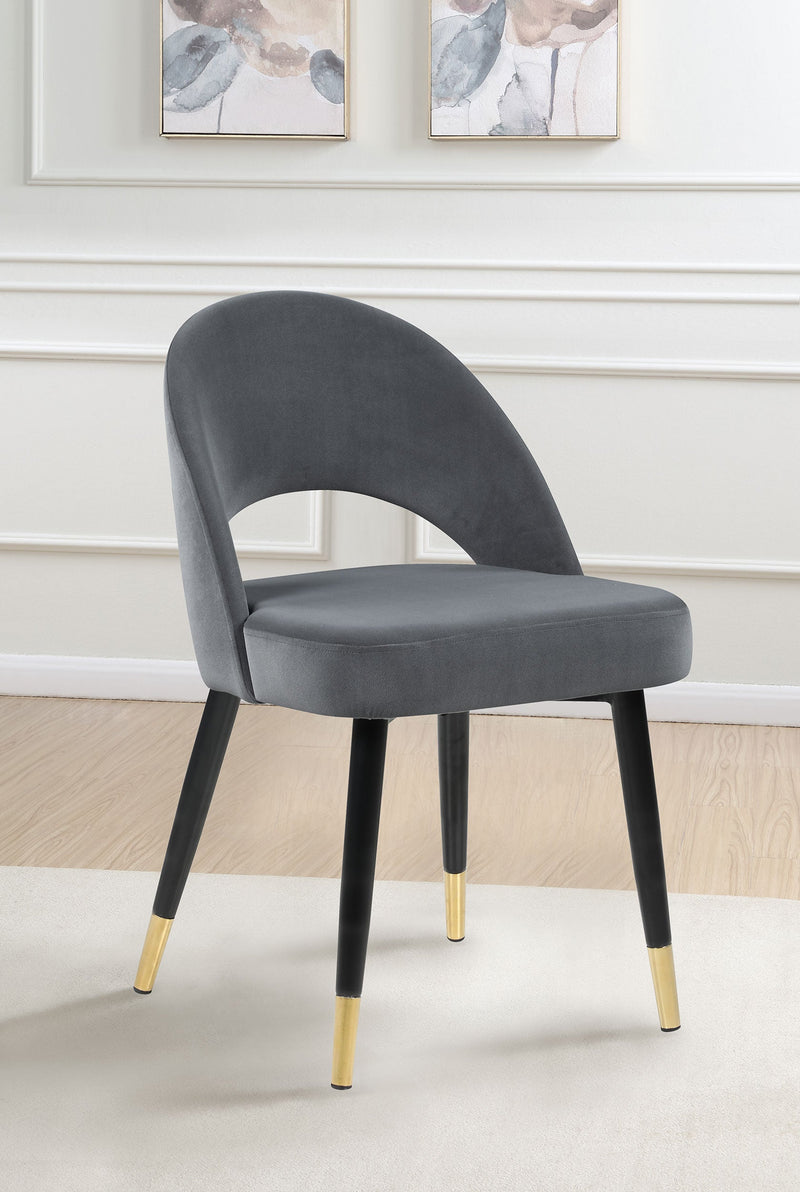 Silla lateral de comedor tapizada Lindsey (juego de 2)