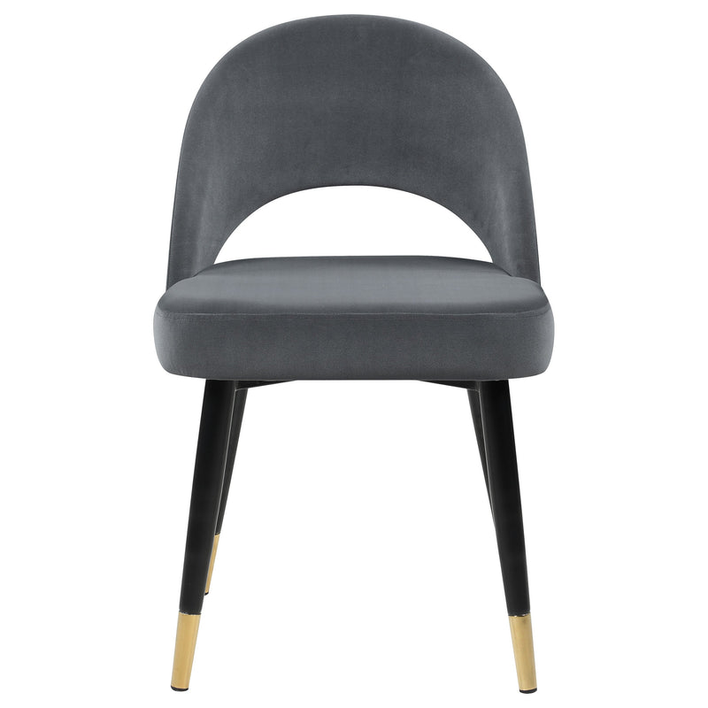 Silla lateral de comedor tapizada Lindsey (juego de 2)