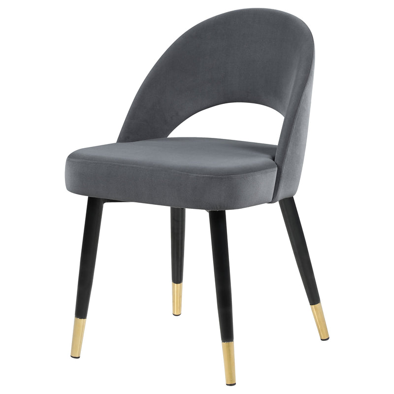 Silla lateral de comedor tapizada Lindsey (juego de 2)