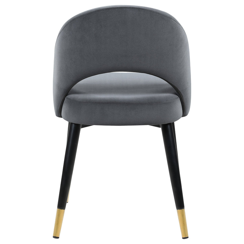 Silla lateral de comedor tapizada Lindsey (juego de 2)