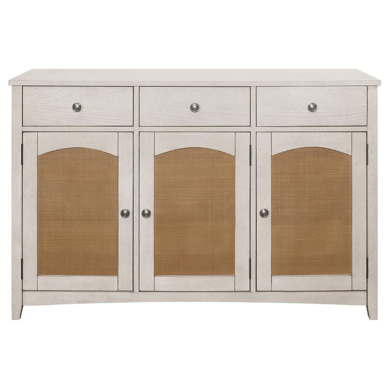 Kirby 3-drawer Sideboard Buffet Cabinet Rustic Off White