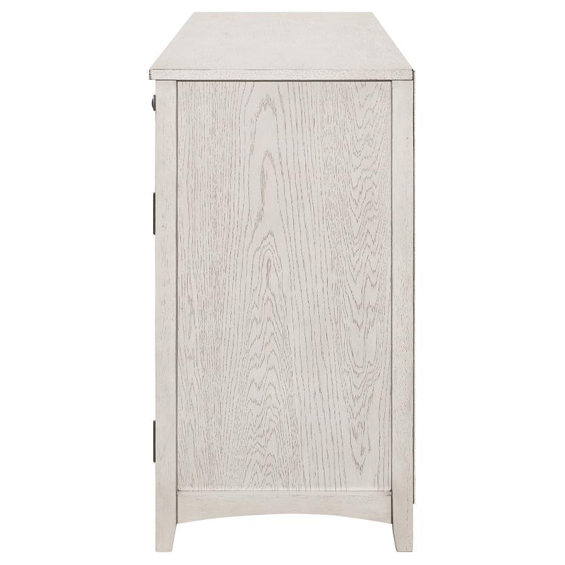 Kirby 3-drawer Sideboard Buffet Cabinet Rustic Off White